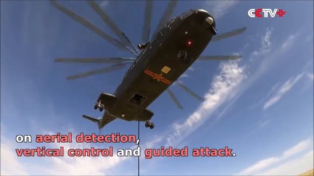 Chinese PLA Z-10 and Z-18 helicopters exercise in high-altitude