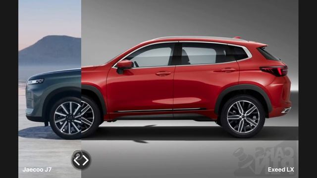 Сравнение автомобилей: 2023 Jaecoo J7 VS 2022 Exeed LX