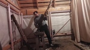 Старинный метод обработки древесины от плесени