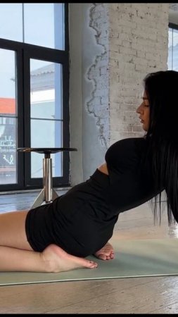 Dress black workout and stretching legs #stretching #yoga #short #shorts #hotyoga
