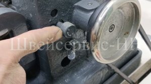 Инструкция Регулировка длины стежка Скорняжная машина 10Б