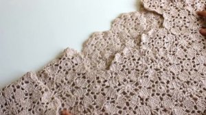 ПЛАТЬЕ КРЮЧКОМ из мотивов ( 4 часть)