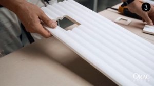 Orac Decor: как смонтировать розетку в стеновую панель из полиуретана?