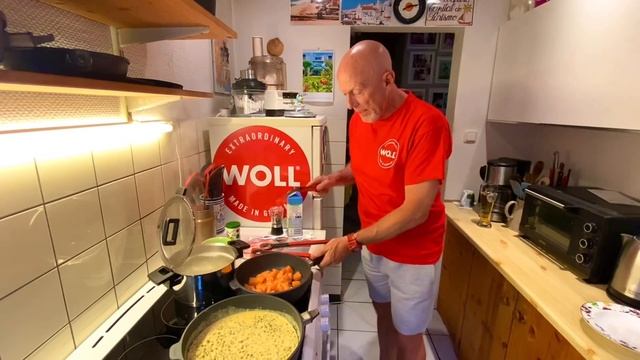 Woll Titan Best Pfannen ,schnelle Erbsen ,- Lachs Pasta 🤩 смотреть онлайн