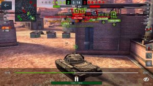 Нереально Крутой бой на Action X танки Blitz