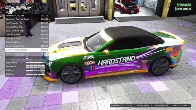 DECLASSE VIGERO ZX CONVERTIBLE #CUSTOMIZATION #GTAMUSCLECARS