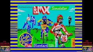 ZX SPECTRUM Loading Professional BMX Simulator 1988 Codemasters