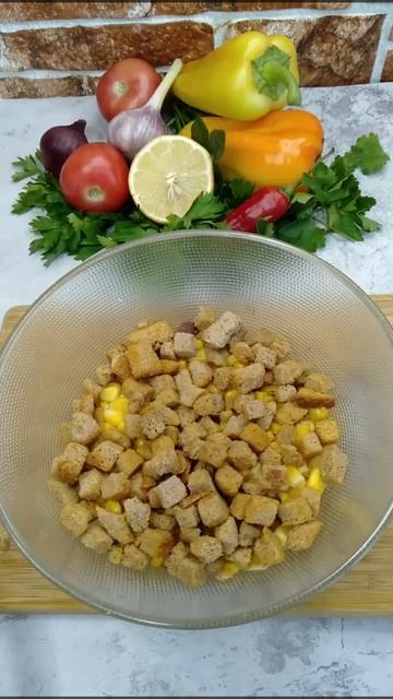 Закусочный Салат за 1минуту .Всего Из 2 ингредиентов .#shorts смотреть онлайн