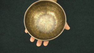 Поющая чаша Premium 16,1 см, Ре 298 Гц