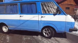 РАФ 2203 на грязевой резине 8