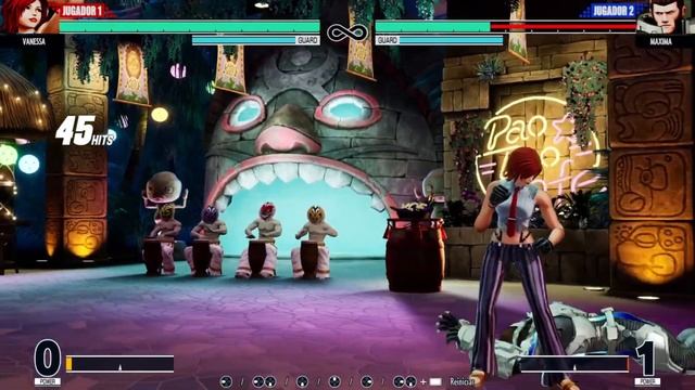 KOF XV Vanessa Combo Exhibition смотреть онлайн