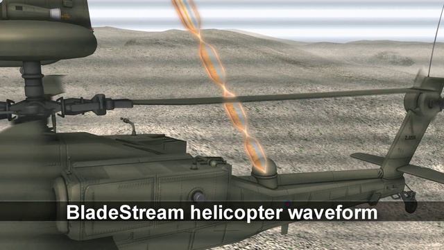 Patrol helicopter animation - Secure Satcom Systems