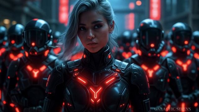 Galactic Ripple - Dark Atmospheric High-Tech Minimal Music   4K Sci-Fi Cinematic AI Video
