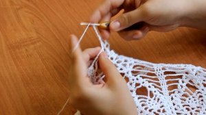 Салфетка крючком (часть 5)