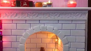 Портал для электро-камина своими руками.