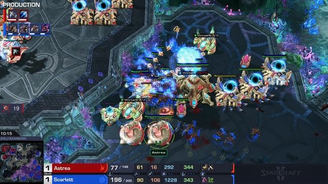 Scarlett Unleashes SWARM HOSTS Fury! (StarCraft 2) смотреть онлайн