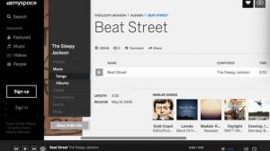 The Sleepy Jackson, 'Beat Street' 2008 RARE SONG - LUKE STEELE (Walkin Down Beat Street) 14 May 200