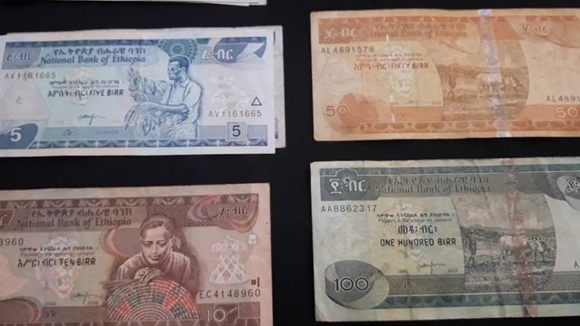 MY COLLECTION: ETHIOPIA BIRR Coins & Banknotes смотреть онлайн