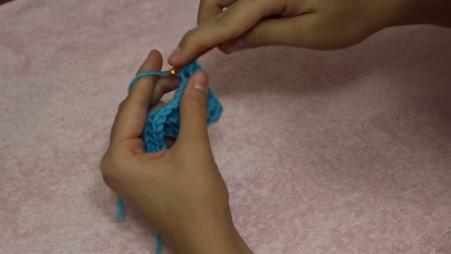 Вязание крючком. Crochet. Урок 2. Столбик без накида за заднюю стенку