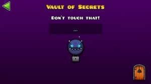 Geometry Dash Plays Geometry Dash (Vault of Secrets,The Vault Secret Door)