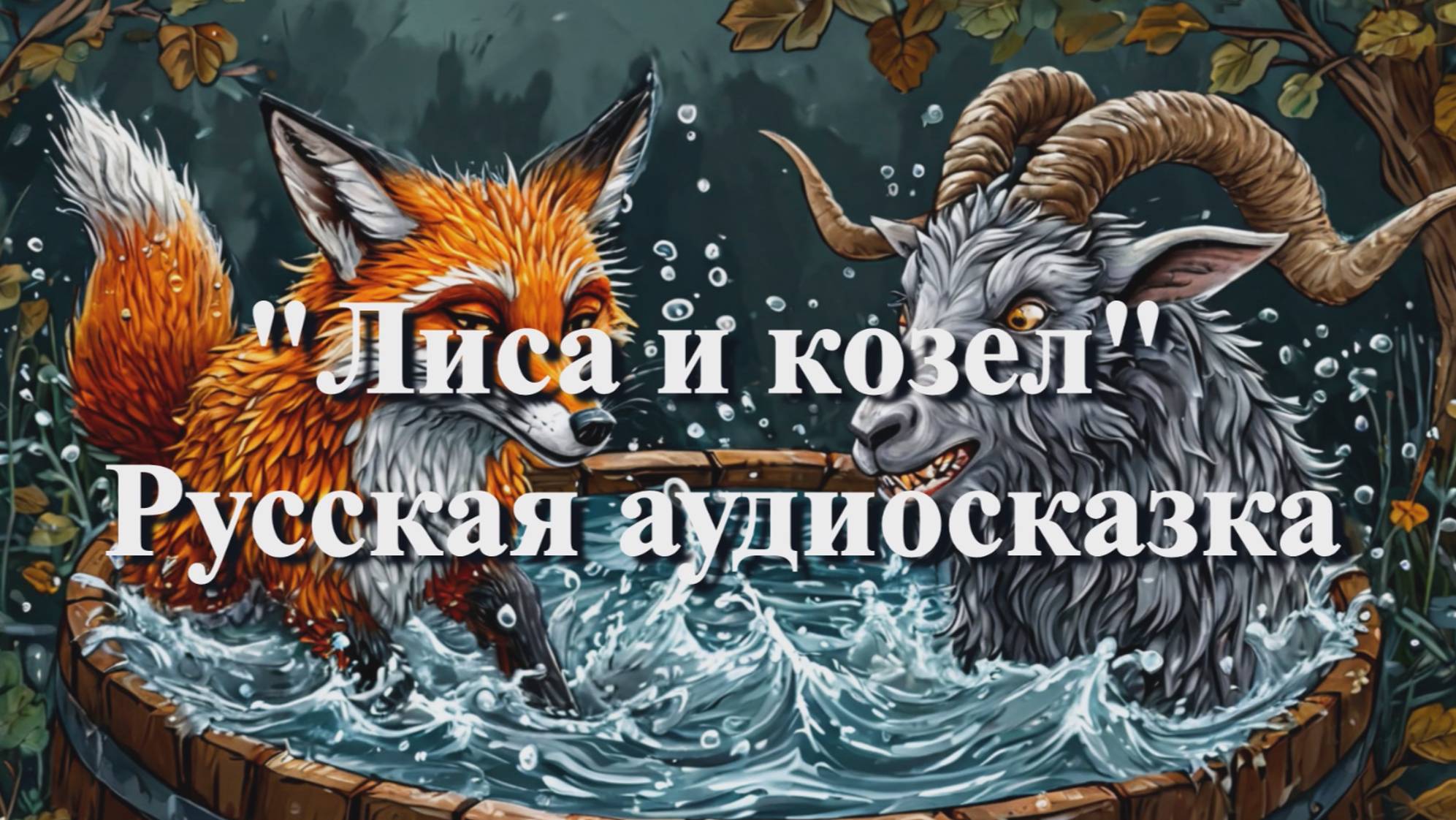 Лиса и козел — русская народная аудиосказка смотреть онлайн
