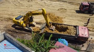 Incredible Dongfeng Truck Fail Overturned Helping Recovery Equipment Komatsu PC210 Caterpillar 320D