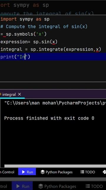 Symbolic Integration with SymPy: The Power of the integrate() Function смотреть онлайн