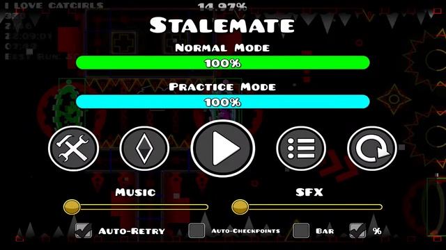 Rebeating Stalemate I Geometry Dash смотреть онлайн