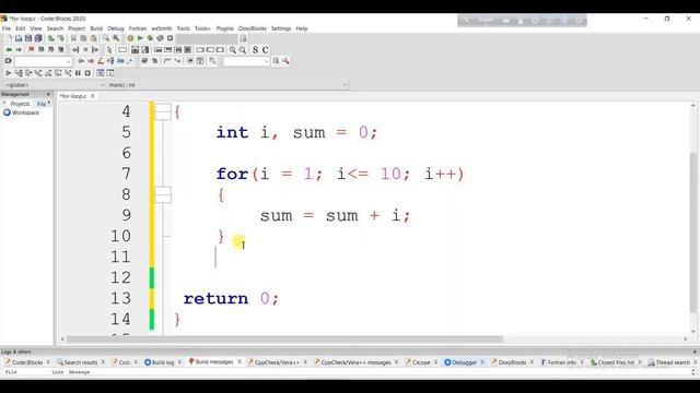 C Programming bangla tutorials | For Loop | Sum of natural numbers | Part-4
