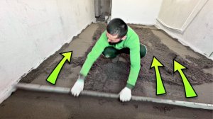 Как сделать СТЯЖКУ ЗИМОЙ? 100% способ