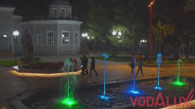 Фонтан у планетария в парке Белинского в г. Пенза 2023