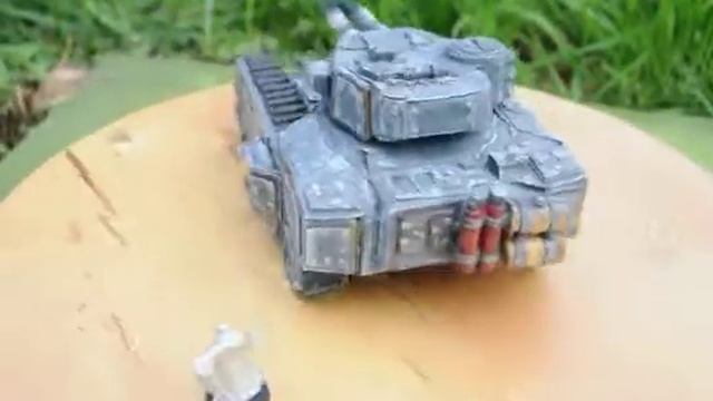 Macharius Vanquisher, Scratch Build
