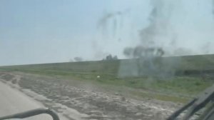 Попадание Тигра (бронеавтомобиль) под артобстрел. Взгляд изнутри, май 2022