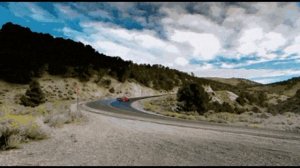 Электронная композиция "Безумный Грег",гонки по кольцевой дороге на машине:  Монтаж видео: /Лома ЛИ/