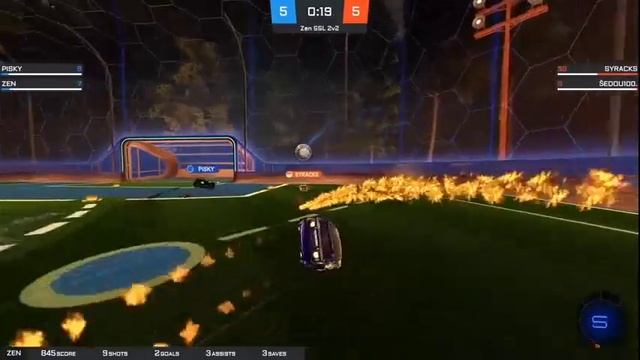 Вдохновляющая игра ZEN в Rocket League: идеальный баланс гонок и футбола 🎯🔥 смотреть онлайн