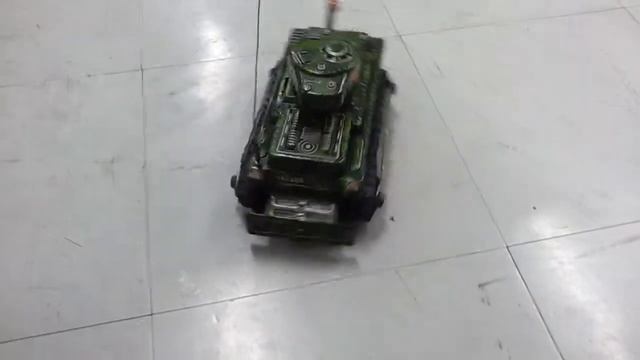 Military Tank M 66 Battery Operated Tin Toy Nomura Japan 2