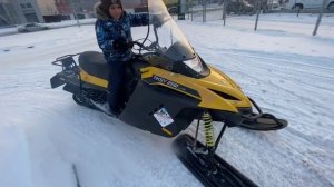 Русская механика снегоход TIKSY 250 люкс обзор Тикси 250 люкс