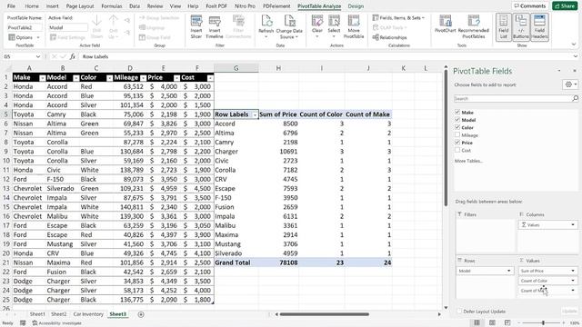 How to Create Pivot Tables in Microsoft Excel