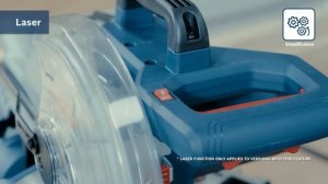 Bosch GCM 254 MITRE SAW | Laser Guide, 1,750 W, 254mm Blade