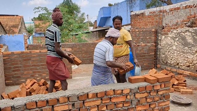 "Techniques Of BrickWork" Bricks Wall Build On Perfect For Foundation || Amazing Constructions