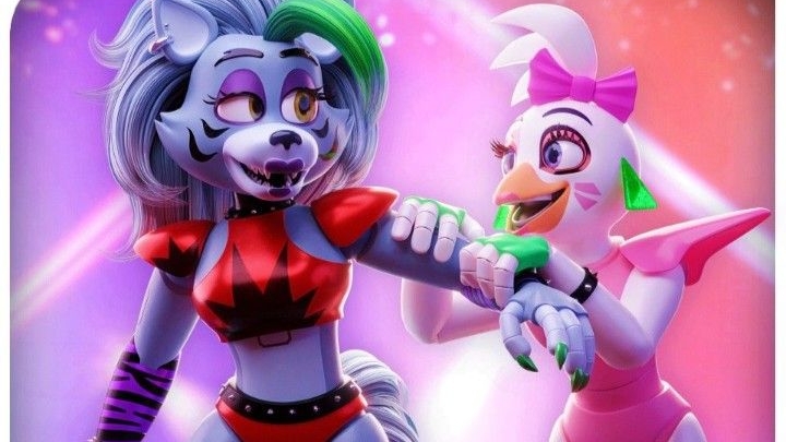 как нарисовать Рокси и Чику из 9 части? 5 часть. смотреть онлайн