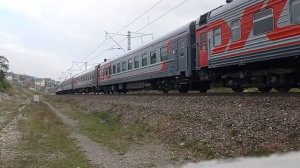 пассажирский поезд 678/677 новороссийск- Владикавказ прошел 805 км