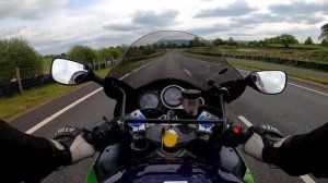 1998 Kawasaki ZX6R Walkaround & Test Ride.