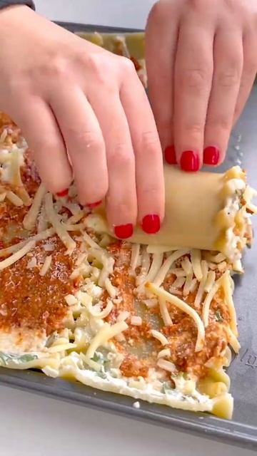 Lasanga Rolls UPS Receipe #shorts 🍔🍔