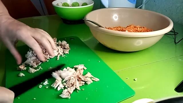 Лёгкий, быстрый салат смотреть онлайн