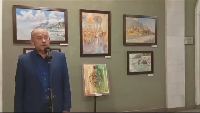 22.01.2025 г. Севастополь, ДОФ ЧФ, открытие выставки Станислава Воронова смотреть онлайн