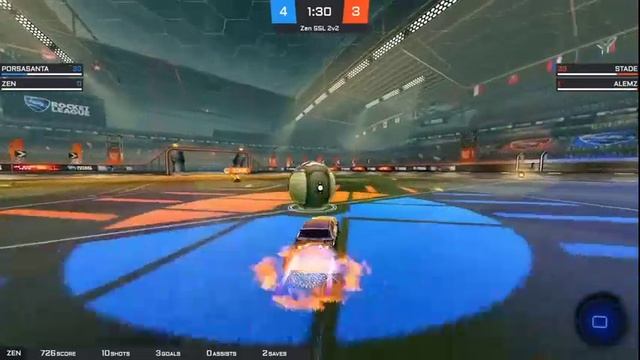 ZEN показывает, как забивать голы в Rocket League – матч мечты 🚀⚽🔥 смотреть онлайн