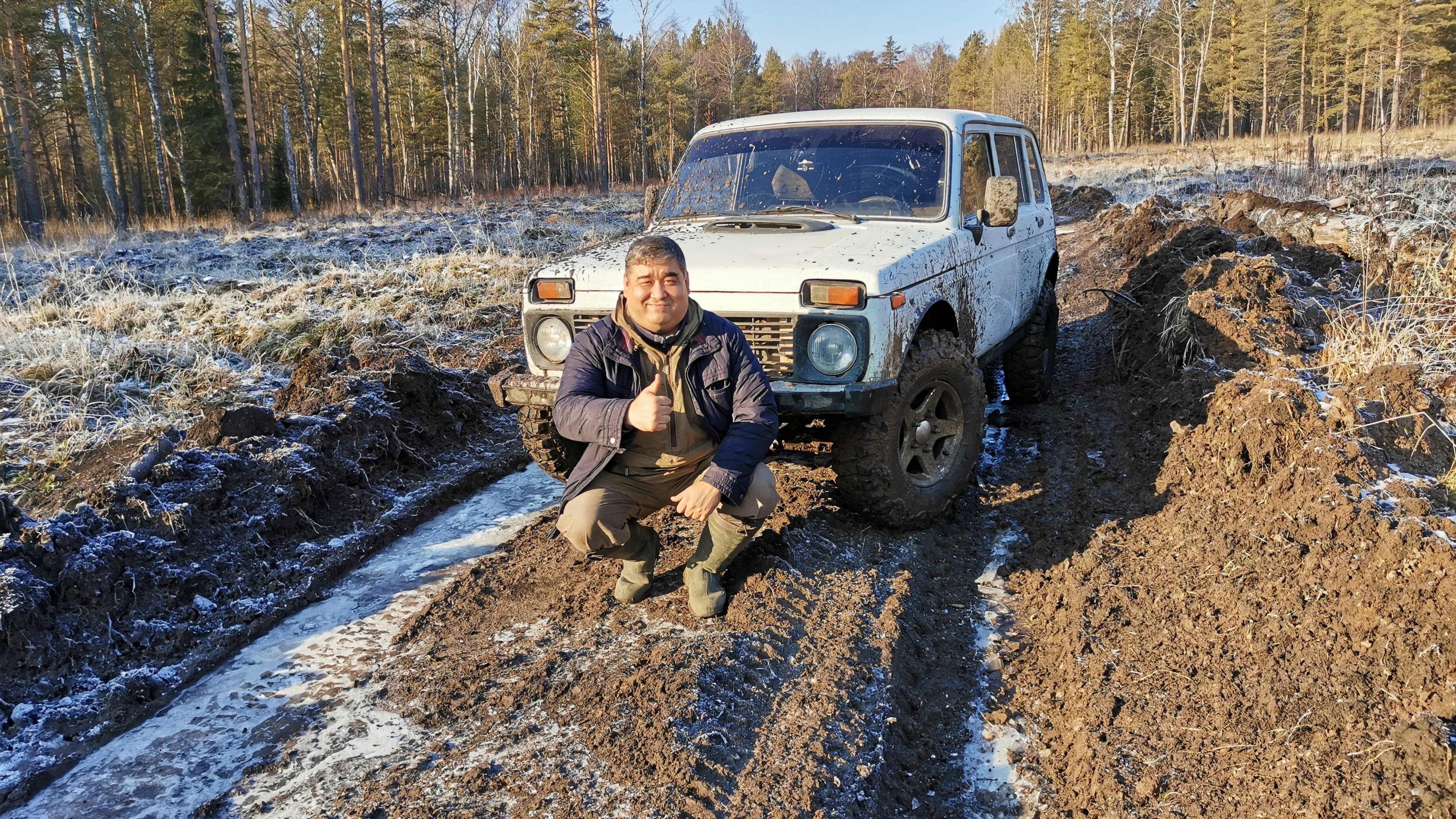 Нива в аллигаторе