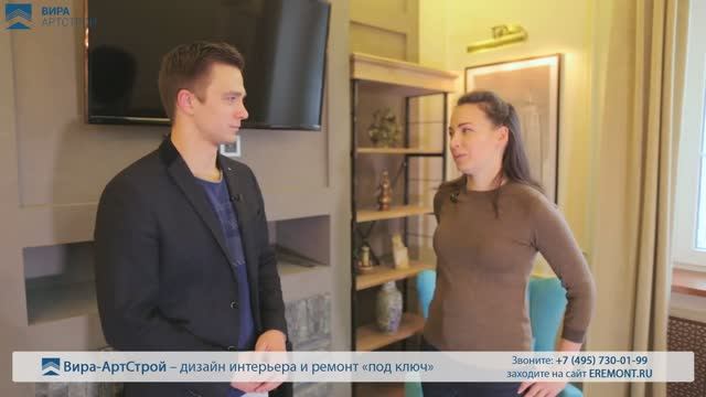 Комната в колониальном стиле для передачи "Ремонт по-честному" на канале РЕН-ТВ