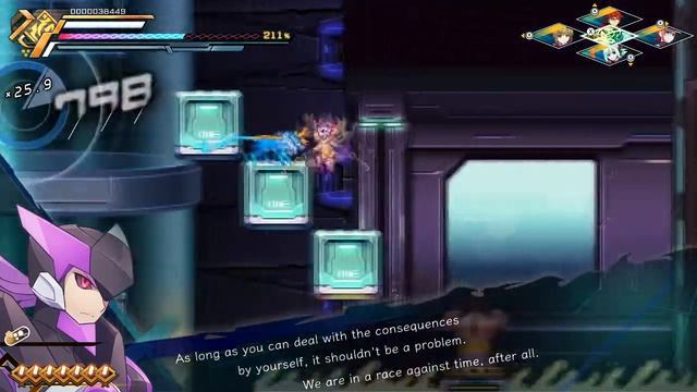 Azure Striker Gunvolt 3 (Blind) - Episode 7: Ice to See a Fiery Knight смотреть онлайн